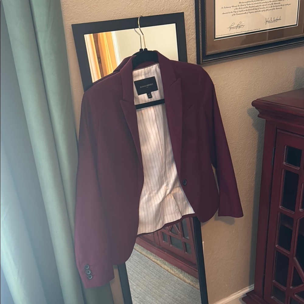 Express Deep Red Women's Blazer